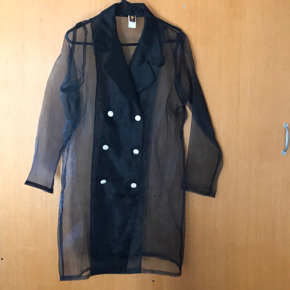 Best Choice Vintage Sheer Black Blazer